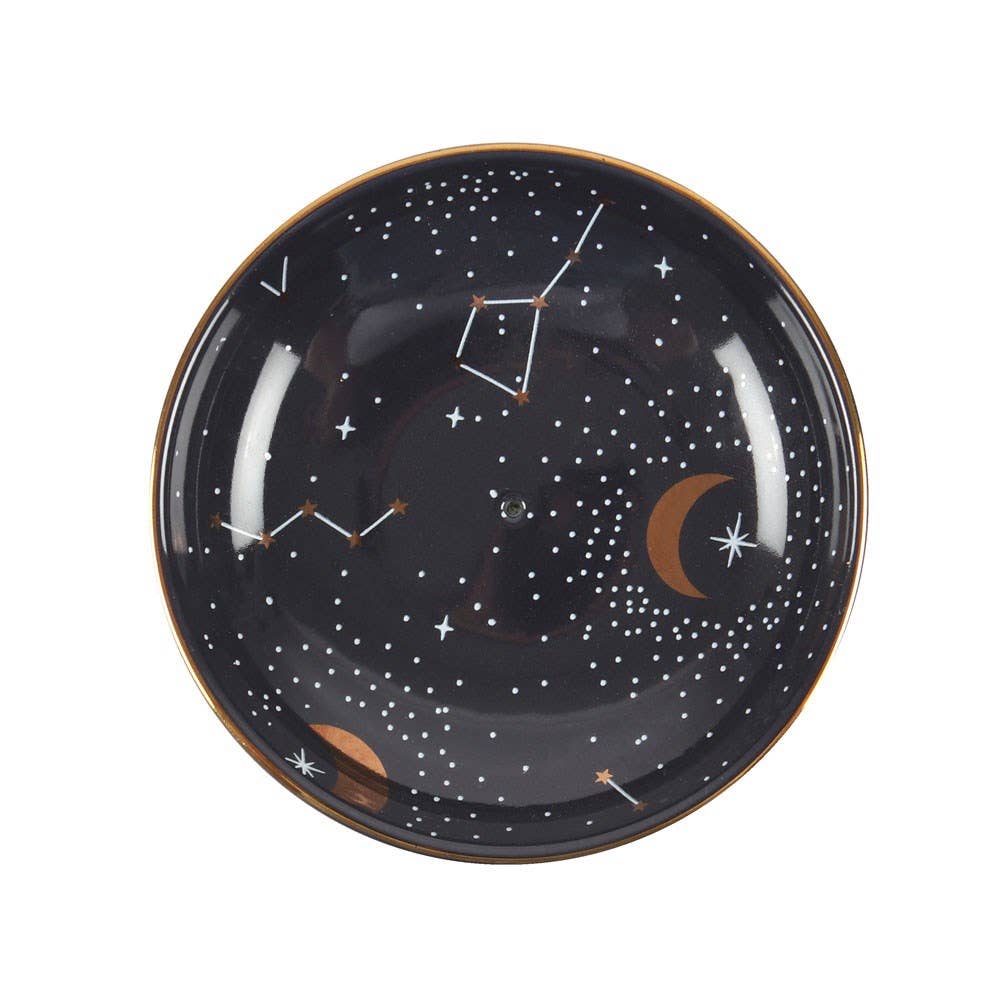 Star Constellation Ceramic Incense Holder Plate