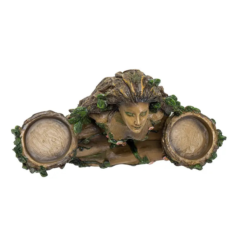 Gaia in Balance Tealight Holder