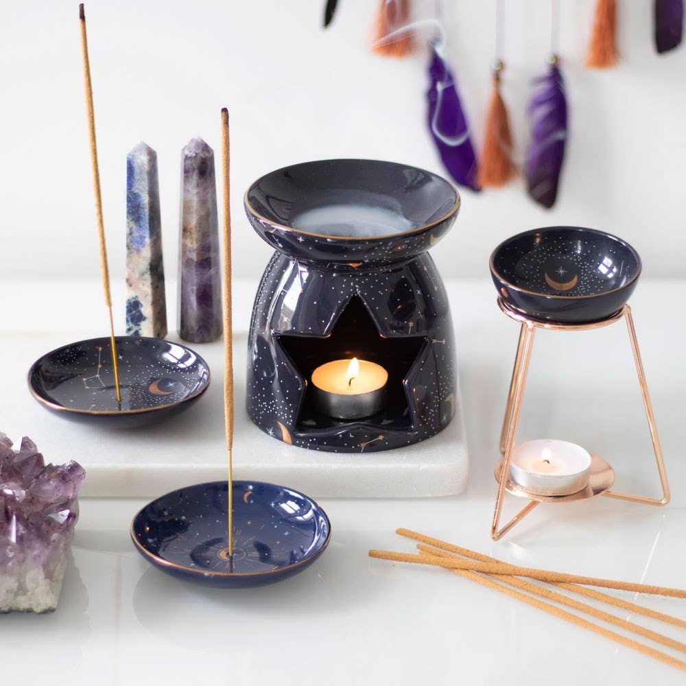 Star Constellation Ceramic Incense Holder Plate