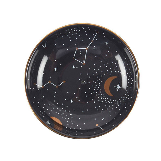 Star Constellation Ceramic Incense Holder Plate